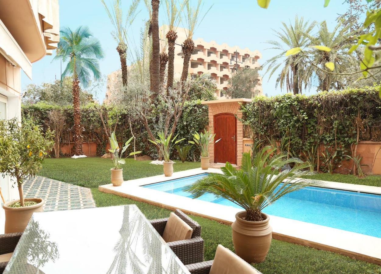 The Ruby Apartment With Private Swimming Pool - Hivernage Quarter - By Goldex Marrakech 마라케시 외부 사진